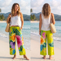 Hand Painted Rayon Pants